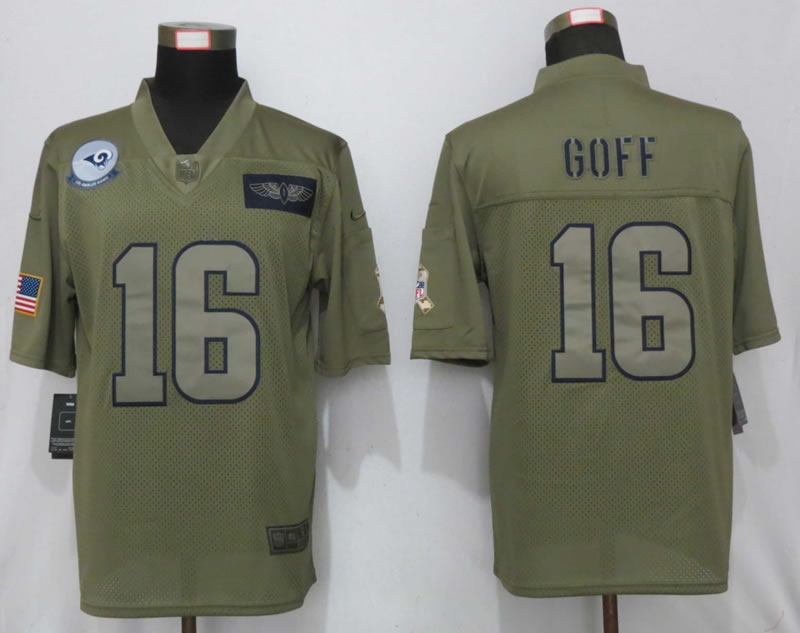Nike Rams 16 Goff Camo Salute to Service Limited Jersey,We sell and wholesale Nike Rams 16 Goff Camo Salute to Service Limited Jersey on line form chian!